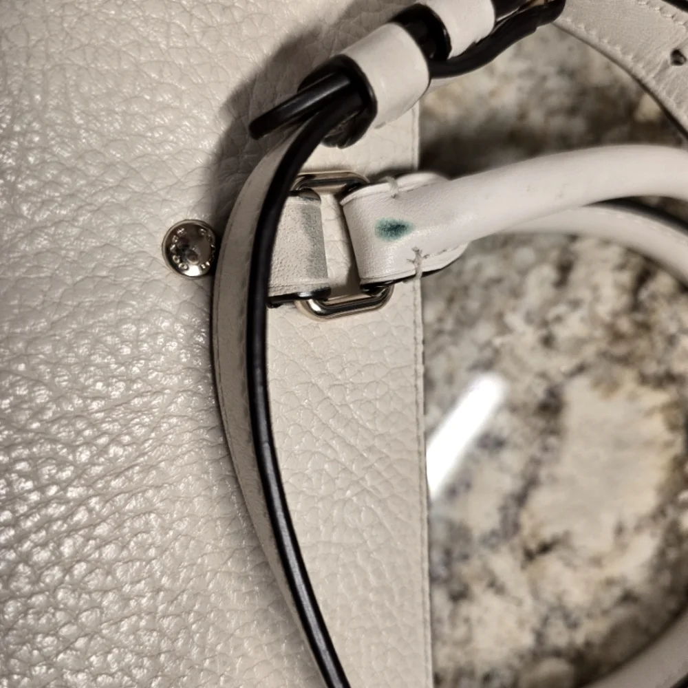 Coach Blake Carry All Purse in Cream Ivory Leather Crossbody or Shoulder - Picture 5 of 16